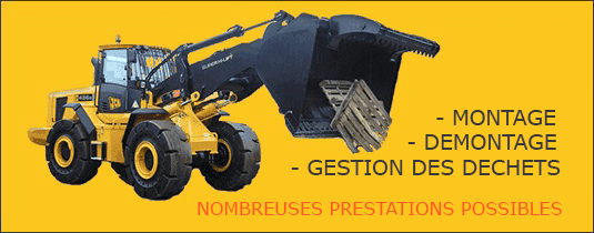 Montage - Demontage - Gestion des déchets -  Nombreuses prestations possibles - pneusindustriels.fr