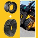 ROUE COMPLETE 10.00-20 + JANTE 10 TROUS (281/335)