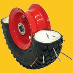 Gonflage mousse polyuréthane petite roue (nous contacter impérativement au 01.46.41.01.04)